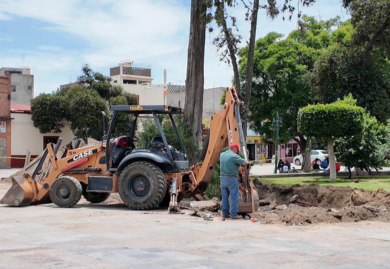 Blanca Angulo cumple compromiso y pone en marcha rehabilitación del Parque Hidalgo